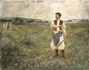 Homme avec une faux - Otto Baditz